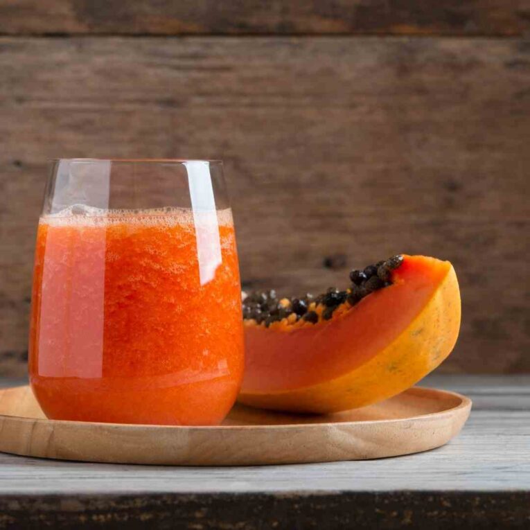 red papaya pulp